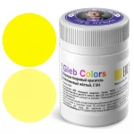 Сухой жирорастворимый краситель пищевой Gleb Colors Хинолиновый жёлтый, 10г
